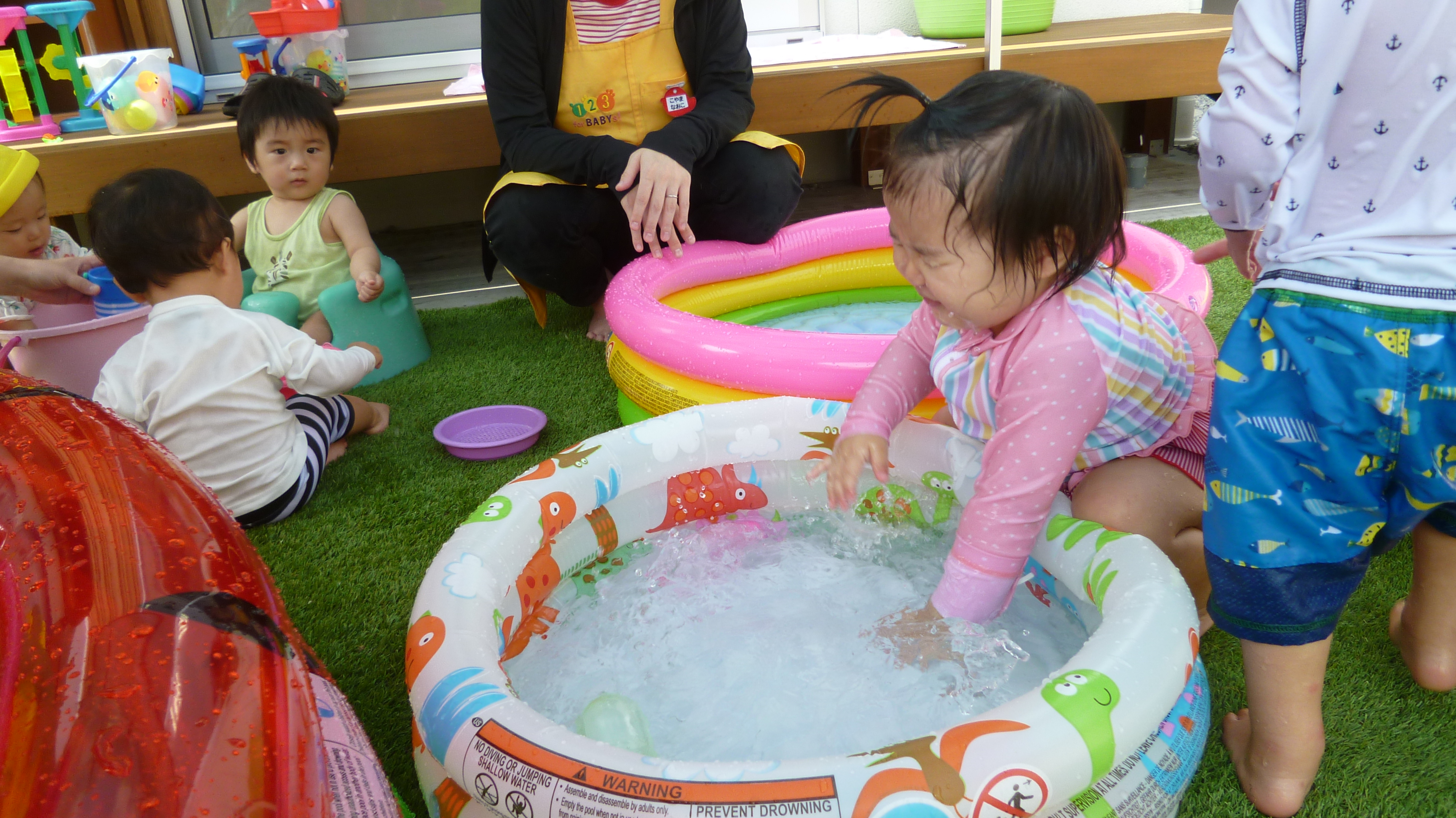 水遊びはたのしいな♪