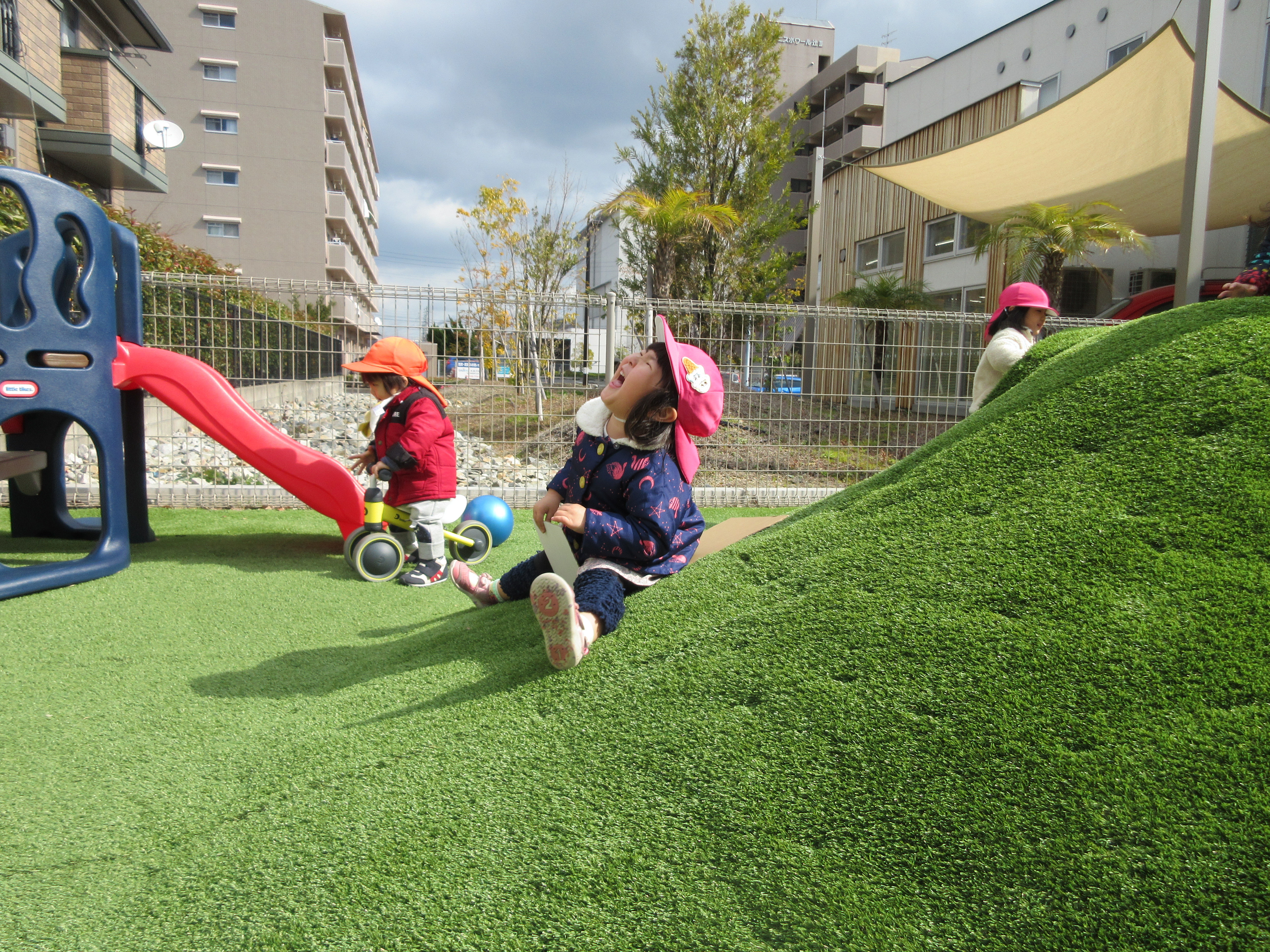 段ボールでグラススキー(^^♪