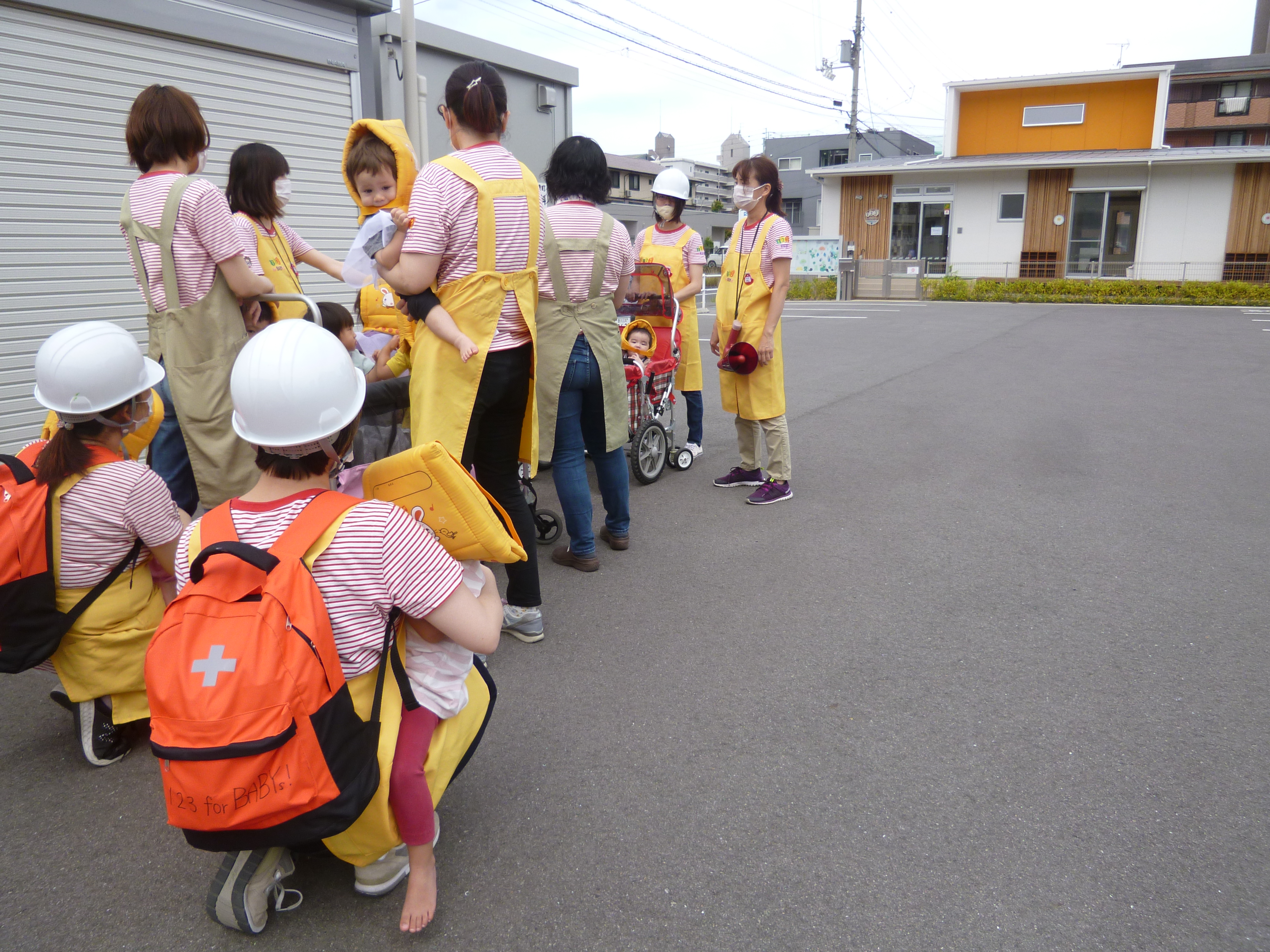 今日は避難訓練の日(^^♪