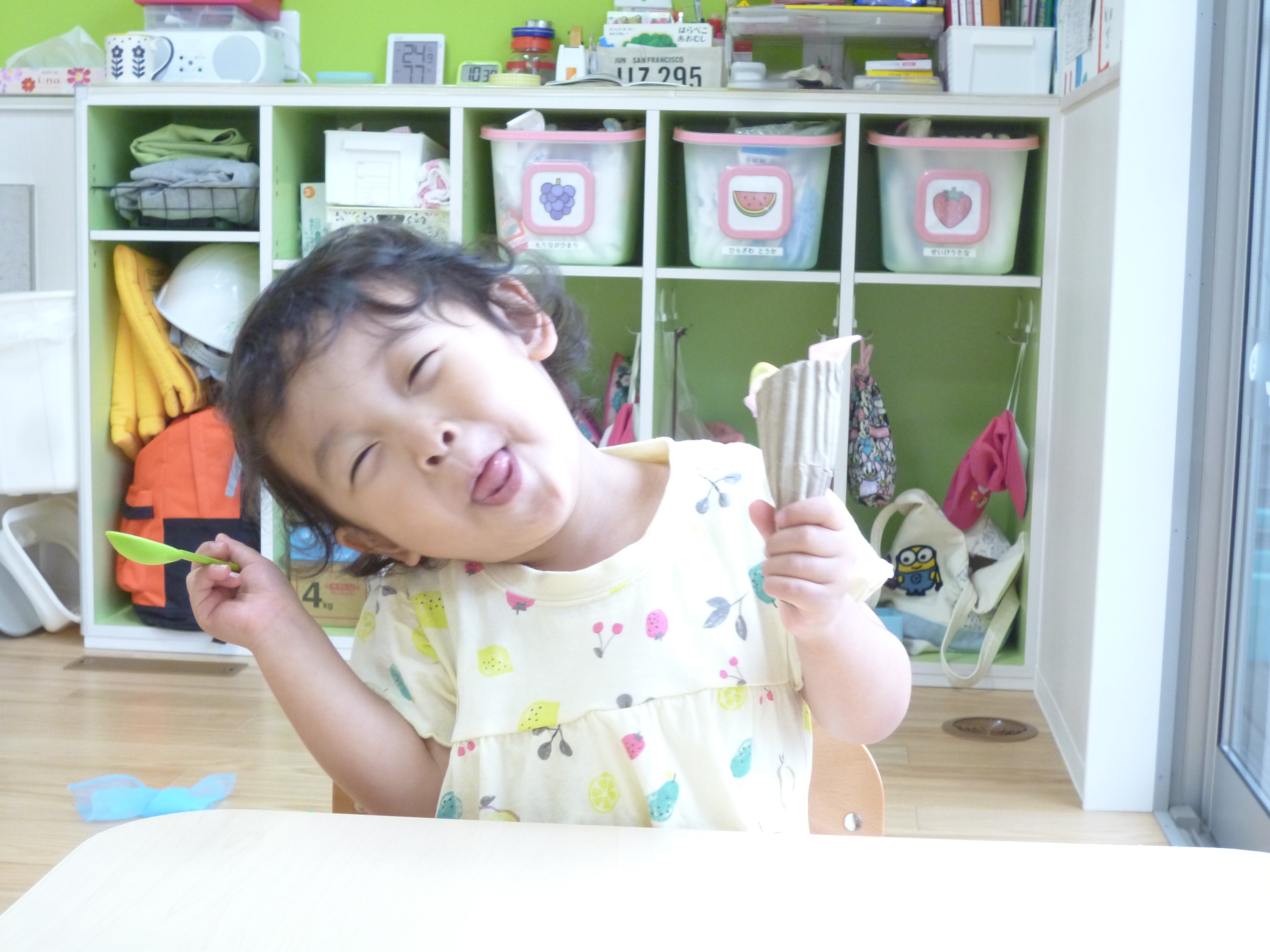 アイスクリーム♪おいしいな(^^♪