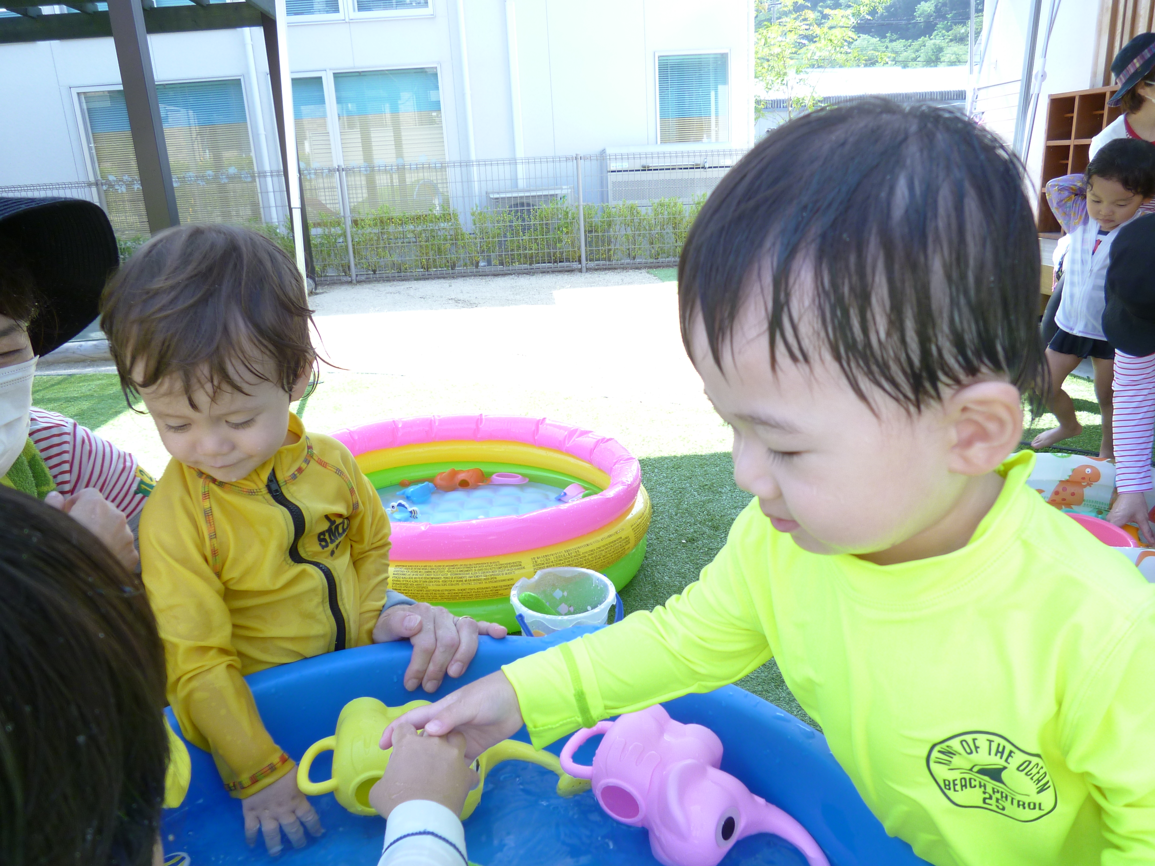 避難訓練も水遊びもばっちり☆