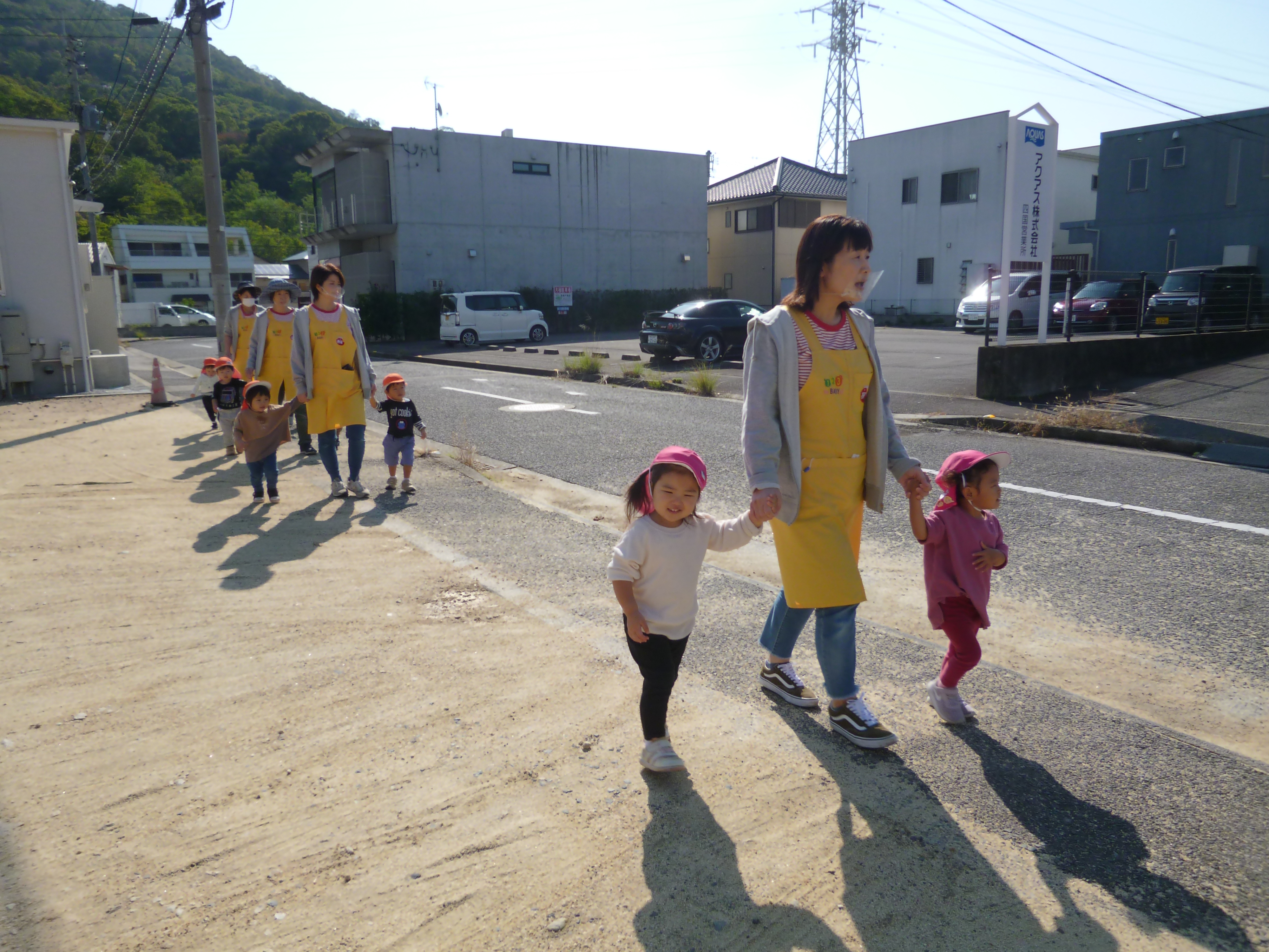 お散歩　大好き♡　園庭　大好き(^^♪