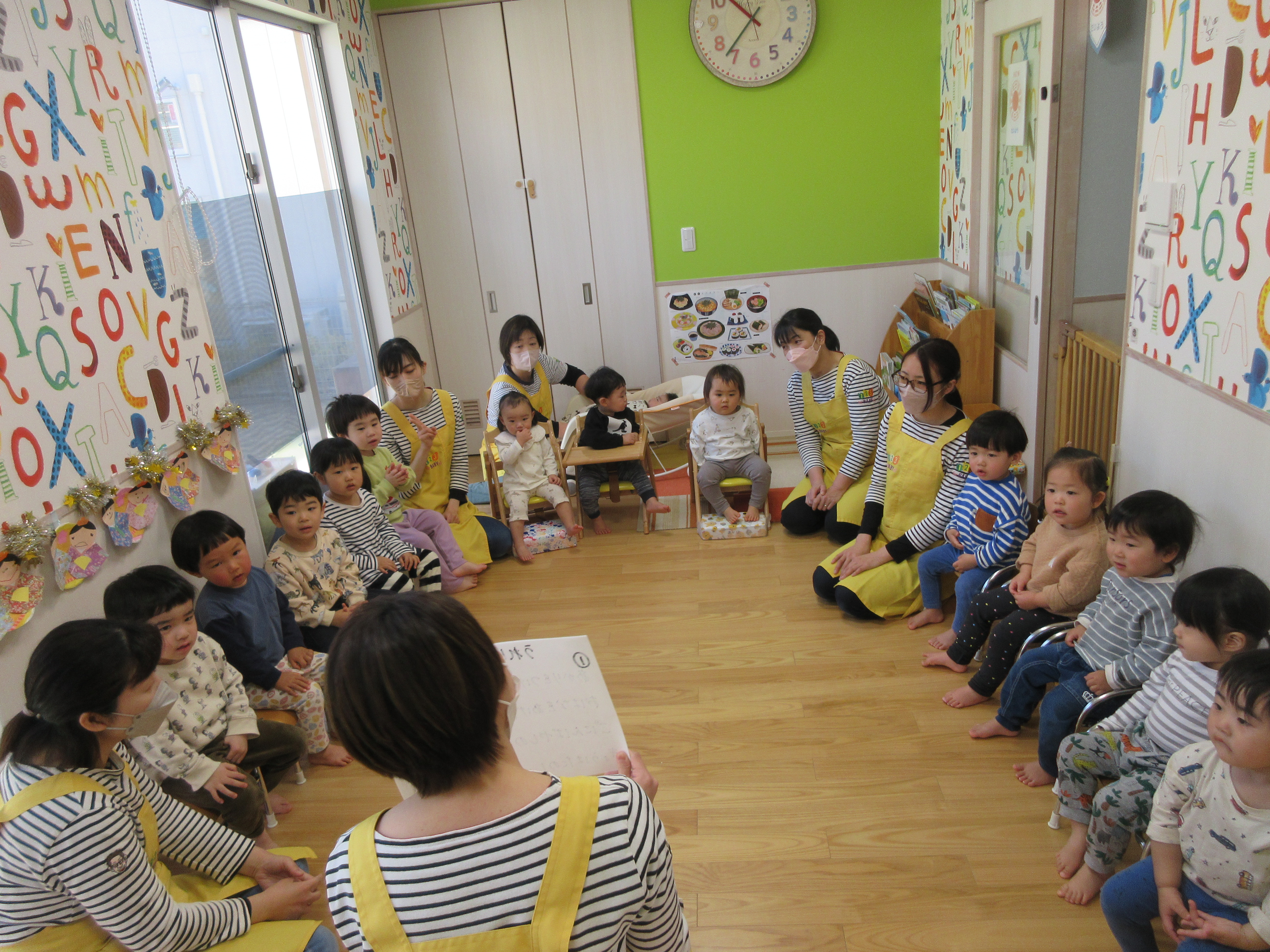 今日はおひなまつりお誕生日会(^^♪