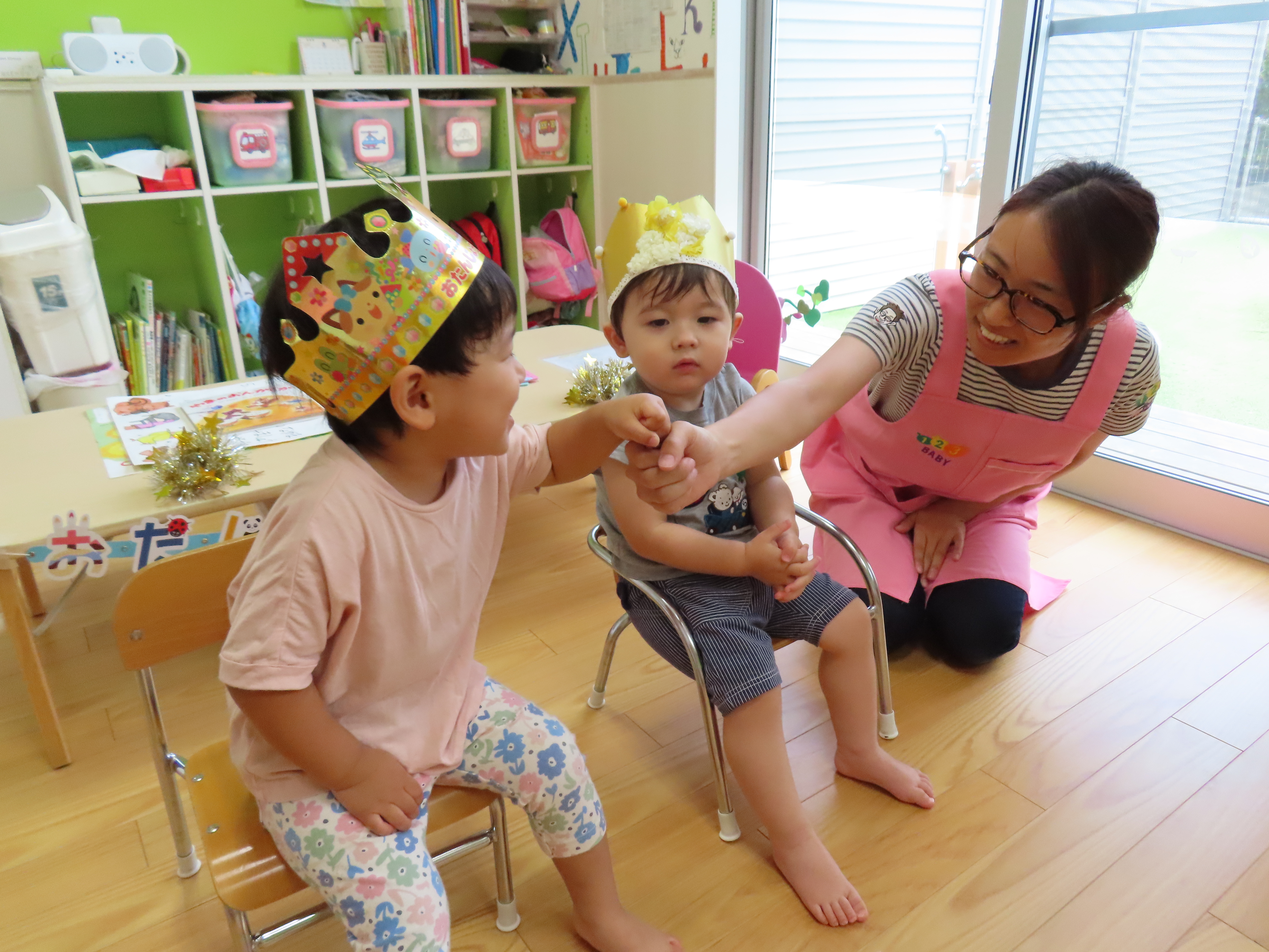 今日はお誕生会の日(^^♪
